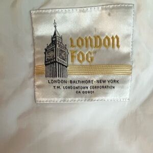 London Fog crisp White Purple Orange sport jacket bomber spring jacket